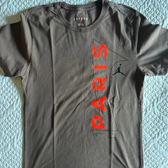 Jordan 2022-23 PSG Wordmark Tee Size S - Picture 2 of 4